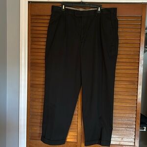 Men’s black khaki pants
